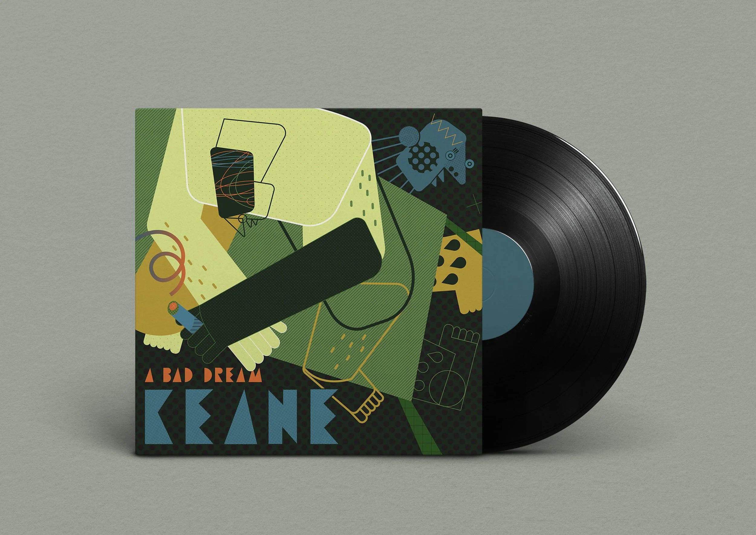 Keane A Bad Dream 限定版レコード　7in Keane Album Covers — Raina Jia